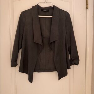 Alfani Grey Suede Blazer